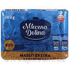 Масло вершкове екстра Mleczna Dolina 82% 200 g