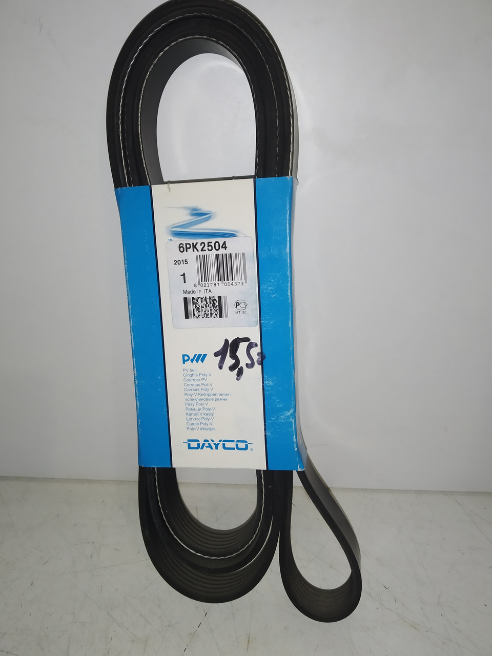 Dayco Ремінь полікліновий 6pk2504