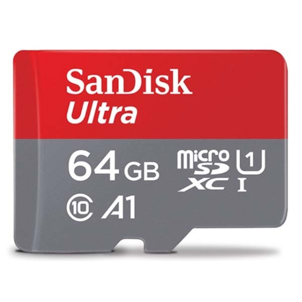 Карта пам'яті 120МБ/с SanDisk A1 Ultra microSDXC UHS-I 64GB Class10