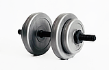 Розбірні гантелі композитні WCG GREY 2 по 8 кг для дому. W_5725, фото 2