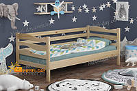 Ліжко дитяче односпальне Хвиля Без Ящиків, 80х190, Бук