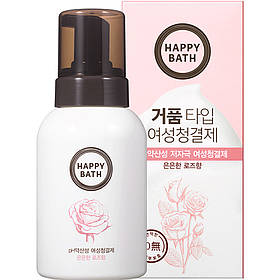 Пінка для інтимної гігієни з трояндою Happy Bath Rose Feminine Cleanser 300 мл