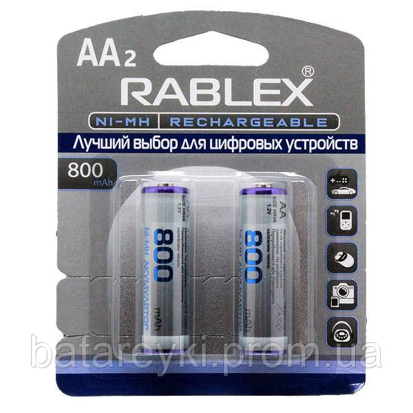 Аккумулятор Rablex R6 800mAh Ni-Mh - фото 1 - id-p1192072414