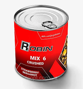 Зерновий мікс зерен Robin MIX-6 900мл ж/б полуниця-бергамот