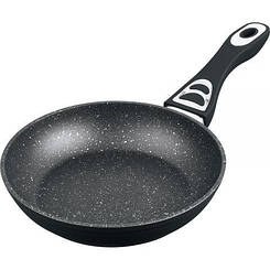 Сковорода без кришки RAINSTAHL з мармуровим покриттям 24 см Колір чорний 9511-24