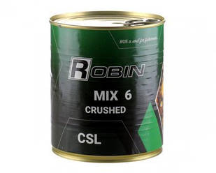 Зерновий мікс MIX-6 подрібнених зерен ROBIN 900ml ж/б CSL