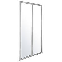 Дверь для душевой ниши EGER стеклянная 195x120см хром 82553 599-153(h)
