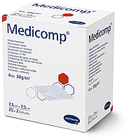 Medicomp 7,5х7,5см - Стерильные сорбционные салфетки из нетканого материала (2*25 шт)