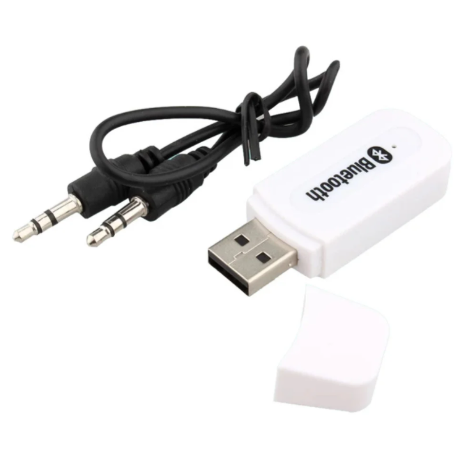 Приймач - ресивер Bluetooth music receiver USB Білий (KG-1841)