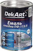 Эмаль алкидная ПФ-115П DekArt 0.9, Чёрный