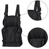 Портативне безкаркасне дитяче автокрісло ГОЛУБОЕ, фото 5