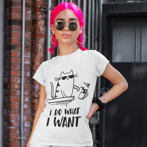 Футболка жіноча I do what i want