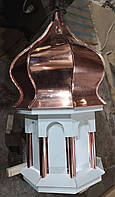 Купол медный 50 см с белым барабаном ранилла
