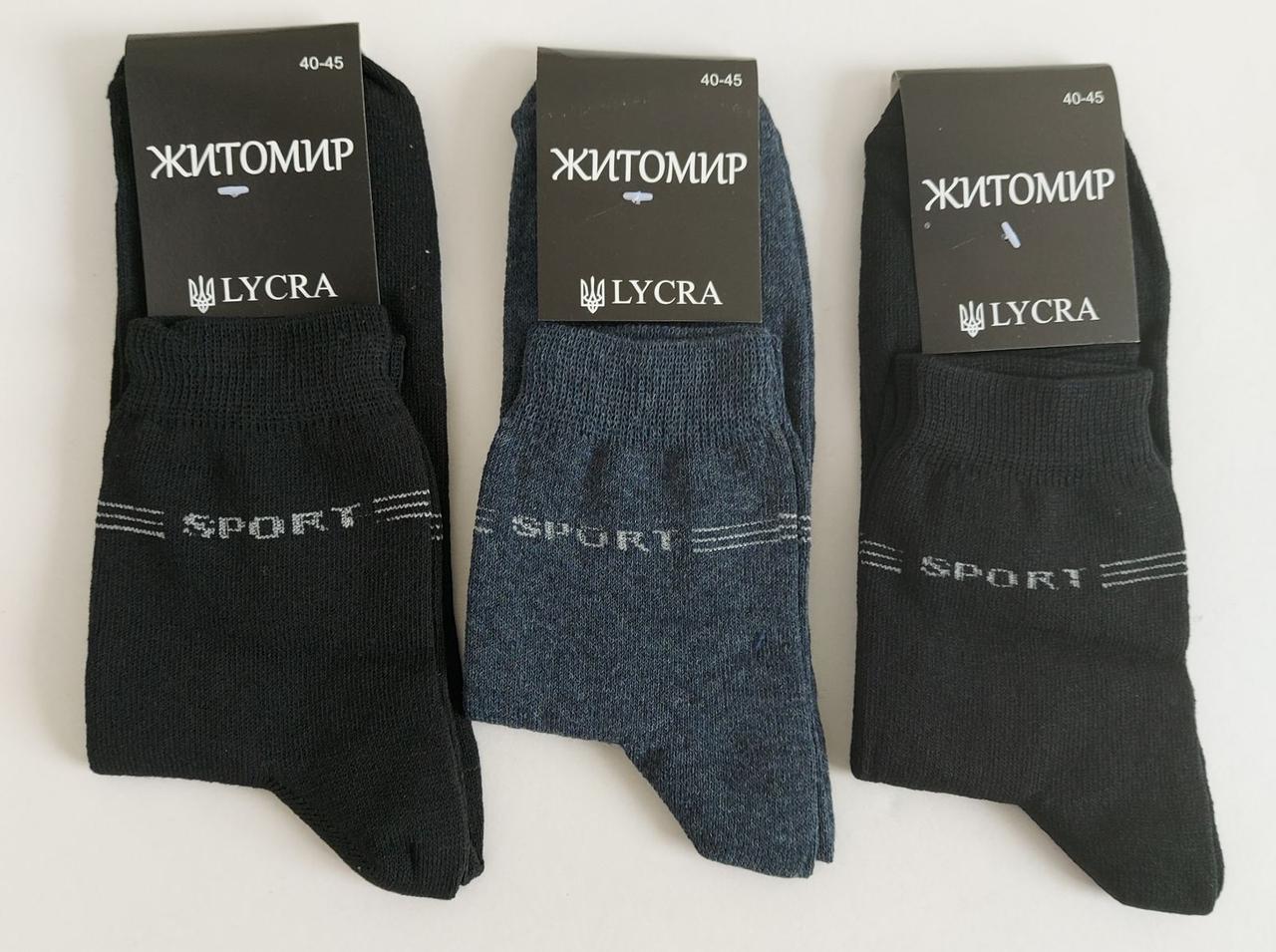 Чоловічі шкарпетки «Житомир Спорт» (12 пар)
