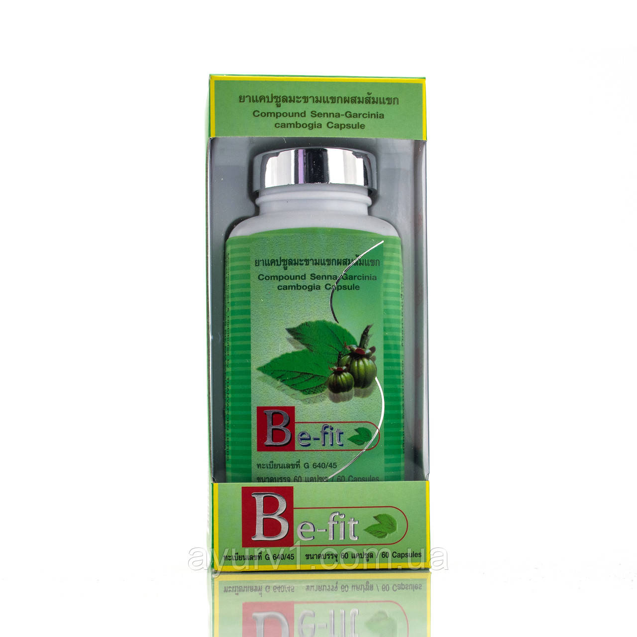 Be-Fit Капсули Біфіт із сінною Thanyaporn Herbs Co/60 капсул