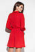 Стильне коротке літнє плаття, червоне, фото 3