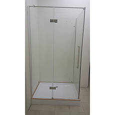 Душова кабіна Atlantis JL-142 120х80х204 з піддоном прозоре скло, фото 4