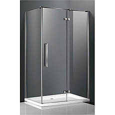 Душова кабіна Atlantis JL-142 120х80х204 з піддоном прозоре скло, фото 3