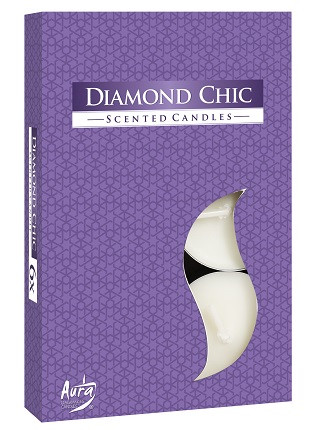 Свічка парфумована diamond chic 1.5 см 6 шт (p15-173)