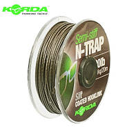 Повідковий матеріал Korda N-TRAP Semi-stiff 15lb 20m Silt