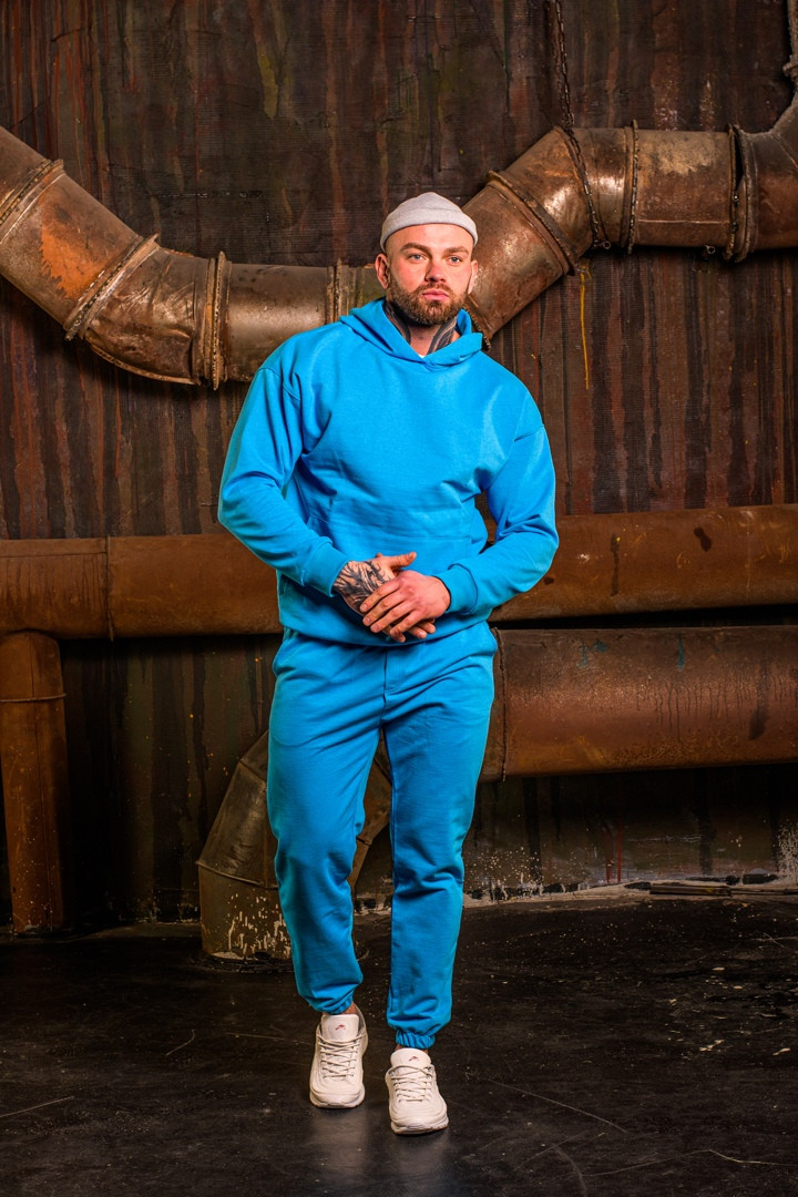 Чоловічий спортивний костюм оверсайз весна/осінь