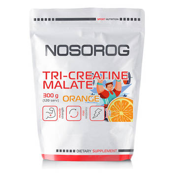 Креатин малат Nosorig Nutrition Tri-Creatine Malate (300 g, orange)