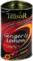 Чай черный имбирь и лимон цейлонский 100г TeasoR Ceylon Ginger er Lemon