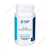 Klaire labs P-5-P Pyridoxal 5'-Phosphate / Вітамін Б6 Піридоксаль-5-фосфат 100 капс BX064, фото 4