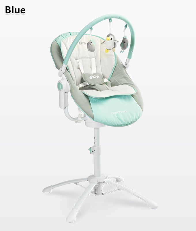 Гойдалка,шезлонг, стільчик для годування Caretero Kivi 3 в 1, фото 1