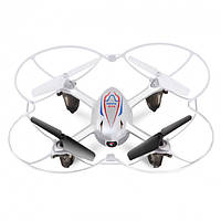 Квадрокоптер на радіокеруванні Syma X11С Air-Cam | Дрон з підсвічуванням білий з вбудованою камерою 2 МП на ПУ