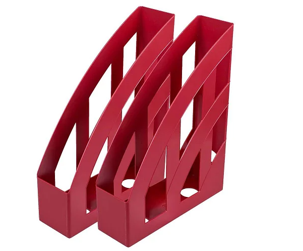 Вертикальний лоток для паперу, ЛВ-01 темно-червоний