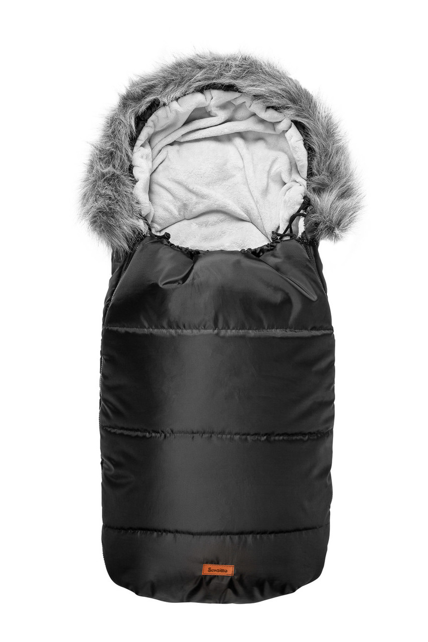 Зимовий конверт в коляску Sensillo Orso Czarny