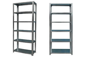 Стелажі металеві розбірні на болтовому з'єднанні 2500*900*400, 6 полиць сталь