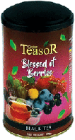 Чай черный цейлонский TeasoR Ceylon Тиасор Лесные ягоды Blessed of Berries 100 г с кусочками ягод