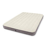 Велюровый надувной матрас кровать Intex 64103 Deluxe Single-High**