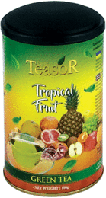 Зеленый чай Тропические Фрукты TeasoR Ceylon Тиасор Tropical Fruit 100 г цейлонский