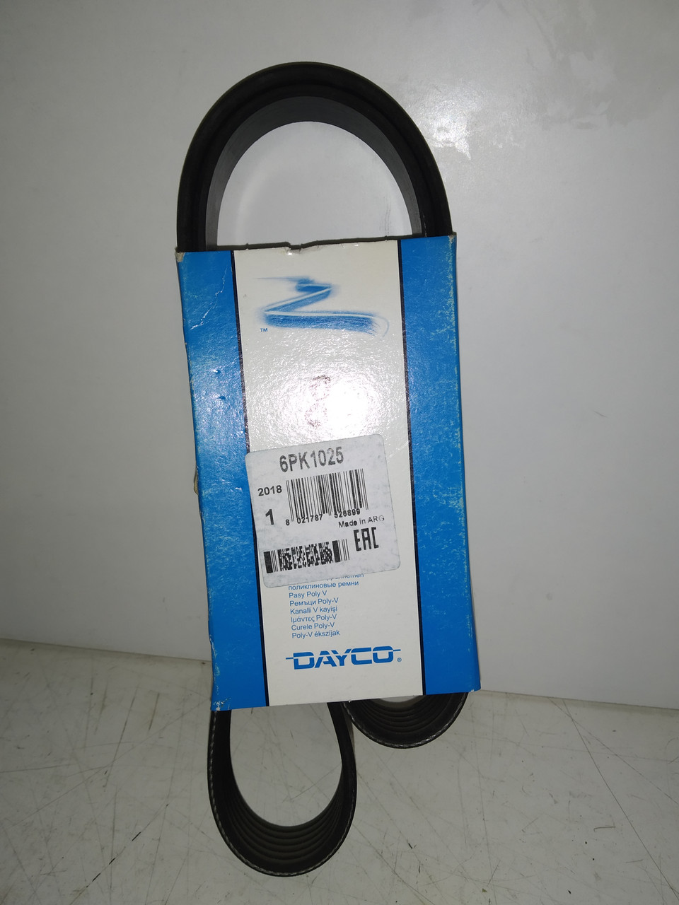 Dayco Ремінь полікліновий 6pk1025