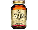 Вітамін Е 200 Солгар Solgar Vitamin E 134 mg (200 IU) 100 гел капс, фото 4