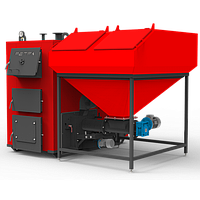 Промышленный пеллетный котел 200 кВт РЕТРА-4М Bio, котел с бункером для твердого топлива