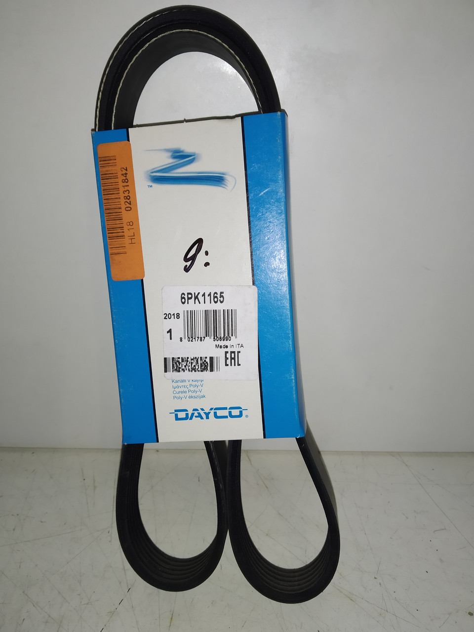 Dayco Ремінь полікліновий 6pk1165