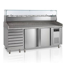 Стіл холодильний для піци TEFCOLD-PT1310 + VK38-200