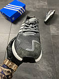 Чоловічі кросівки Adidas Day Jogger Gray Reflective, сірі рефлективні кросівки адідас дей джоггер, фото 3
