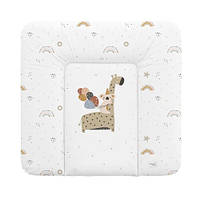 Пеленальный матрас Ceba Baby Retro Autumn 75*72 см W-144-000-637, Giraffe