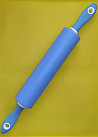 Скалка силіконова з обертовими ручками робоча довжина 28 см опт