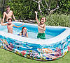 Надувний дитячий басейн Intex 58485 Тропічний Риф з підстилкою, тентом, насосом і кульками 10 шт, фото 3