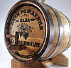 Бочка ПРЕМІУМ якості для вина, коньяку, віскі під старовину з гравіюванням 10 літрів, фото 10