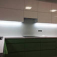 Білий глянсовий фартух зі скла на стіну кухні, фото 6