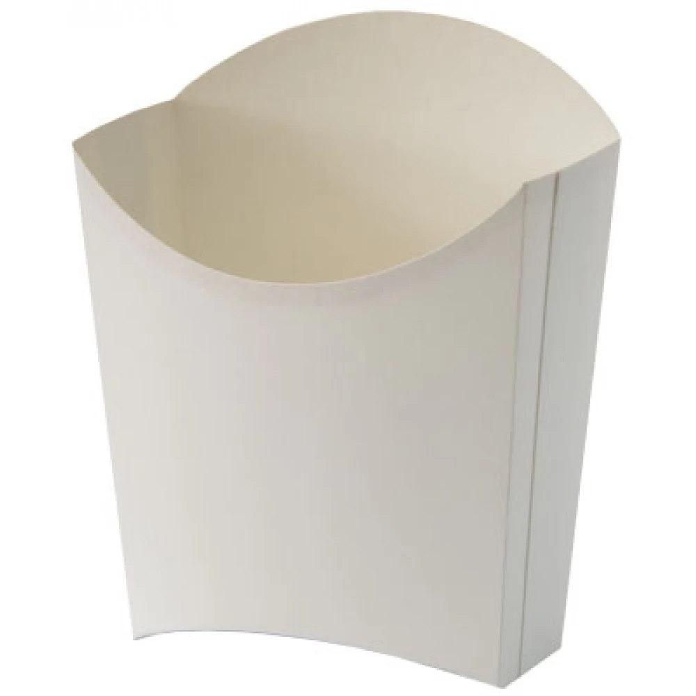 Упаковка для картоплі фрі 120х90 мм. картонна біла big