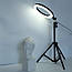 Кільцева LED-лампа для найкреативніших RGB Ring Light 30 см із Тримачем під телефон і штативом 2 метри, фото 3