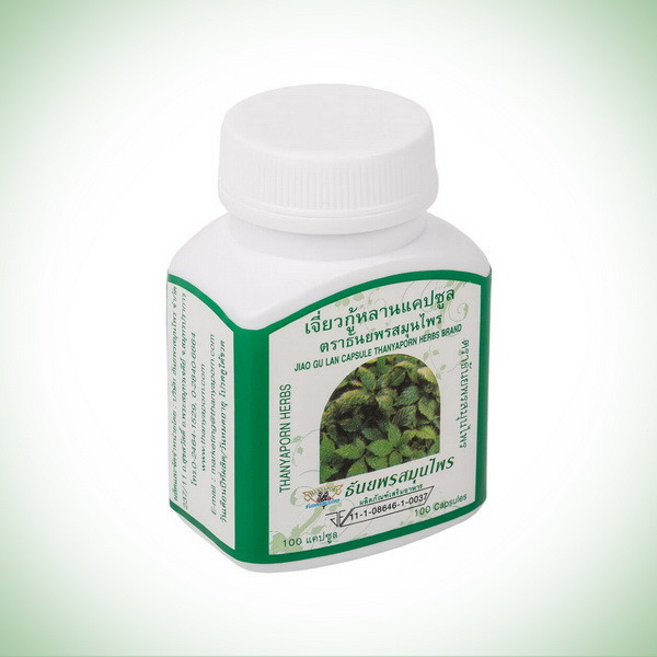 Капсулы Thanyaporn Herbs Джао Гу Лан для повышения иммунитета, 100 шт ...